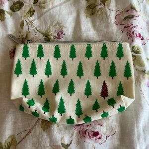 Festive Tree Print Pouch